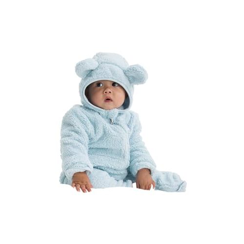 THE NORTH FACE Baby Campshire One-piece | Cozy Fleece Winter Onesie, With Mittens, Booties & Attached Bear Ear Hood