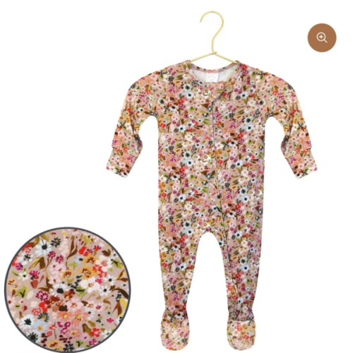 Penelope Zipper Footies