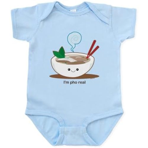 CafePress Pho Real! Infant Bodysuit Cute Infant Bodysuit Baby Romper
