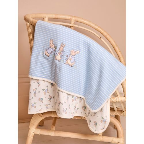 Peter Rabbit Print Reversible Jersey Shawl