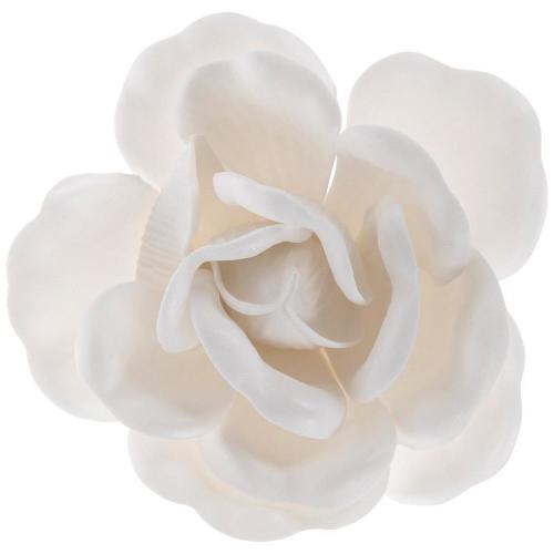 White Flowers Adhesive Wall Art