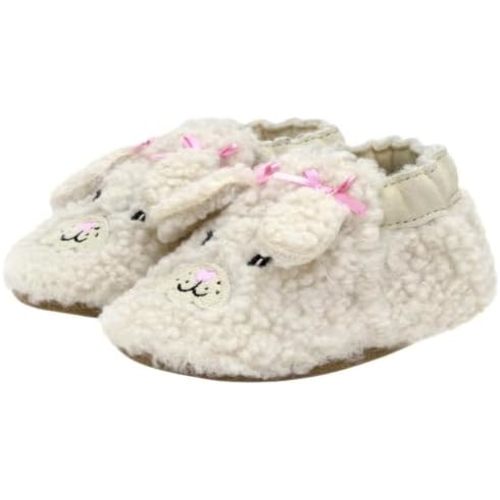 Robeez Baby Girls and Unisex Soft Soles Slip-Resistant Crib Shoes Slippers for Infant and Toddler, 0-24 Months