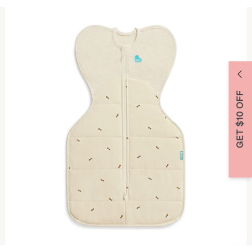 Love To Dream Quilted Stretch Cotton Swaddle Up 2.5 Tog Bees