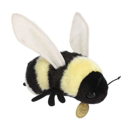 Aurora Small Bumblebee Miyoni Realistic Stuffed Animal Yellow 7"