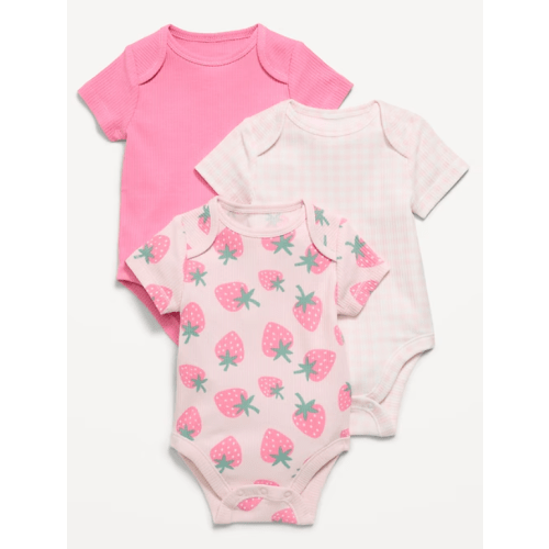 Ribbed Bodysuit 3-Pack for Baby