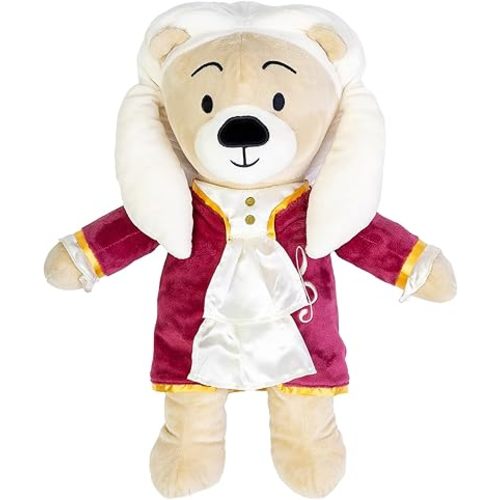 Vosego Vivaldi Virtuoso Bear – Dual-Mode Plush Toy with Music & Comfort Features, Plays 40 Mins of Classical Music & White Noise for Babies & Toddlers