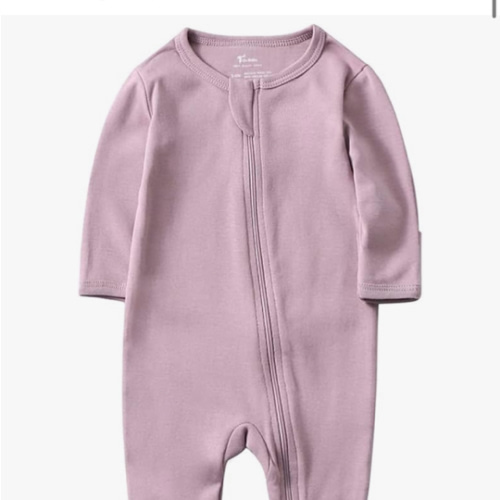 O2 BABY Baby Boys Girls Organic Cotton Zip-Front Sleeper Pajamas, Footed Sleep 'n Play