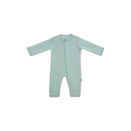 Simply Sprout Solid Organic Cotton Magnetic Closure Romper