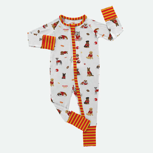 KC Big Dawgs - Bamboo Zippy Romper