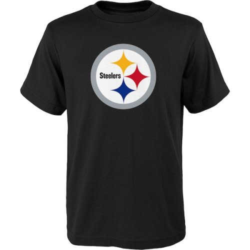 Pittsburgh Steelers Outerstuff Youth Primary Logo T-Shirt - Black