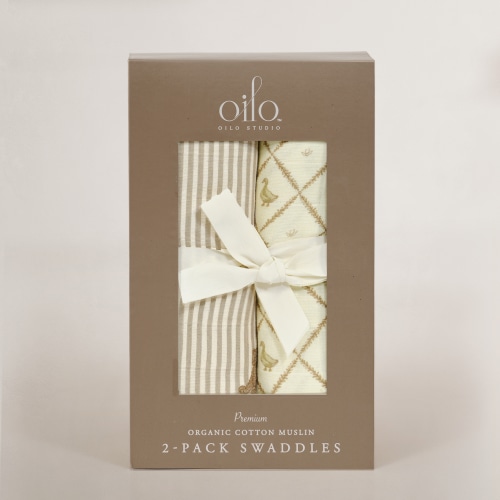 Bear & Butter Yellow Duck - Muslin Swaddle Blanket Set