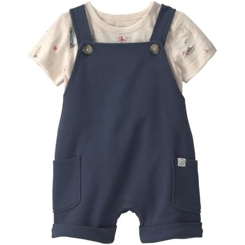 little planet by carter's Baby 2-piece Organic Cotton Overall Set