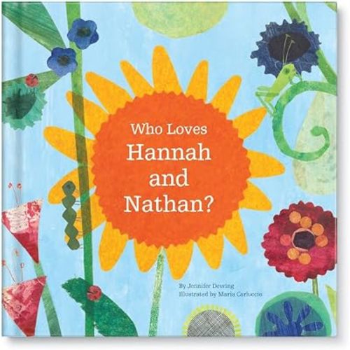 Who Loves Me? (Siblings) - Personalized Children's Story - I See Me! (Blue Hardcover)
