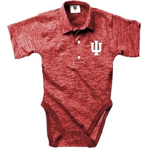Wes and Willy Baby Sports Fan Polo Snap Suit Romper Infant Cloudy Yarn Golf Creeper