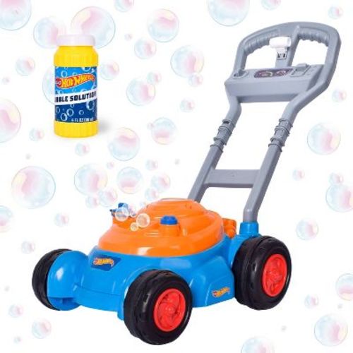 Hot Wheels Bubble-N-Go Mower 4oz with Bottle - Blue/Orange