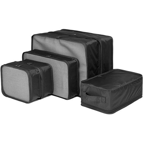 Travel Packing Cubes, Black