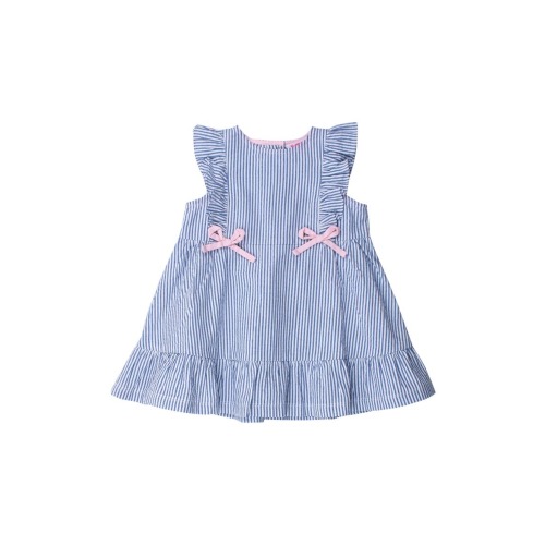 Stripe Cotton Seersucker Dress