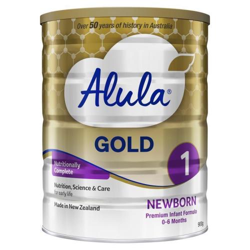 Alula Gold Stage 1 Newborn Infant Formula 0-6 Months 900g