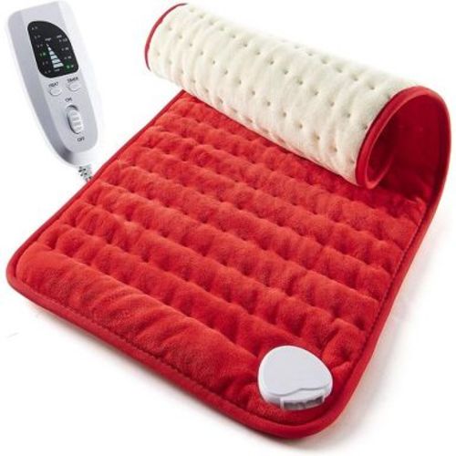 Electric Heating Pad for Back Pain and Cramps Relief - 2 Hour Auto Off - Measures 24" X 12" - MedicalKingUsa