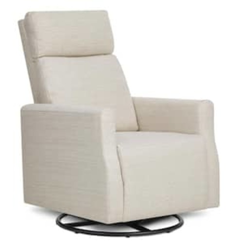 Thunder Beige Oliver Swivel Glider