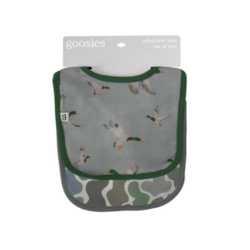 Set of Two Adjustable Bibs (Mallards) – Goosies