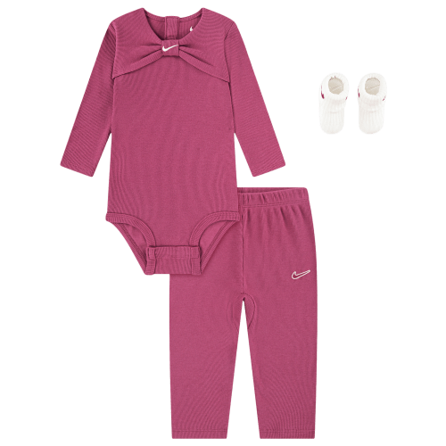 Nike 3 Piece Rib Bow Bodysuit Box Set