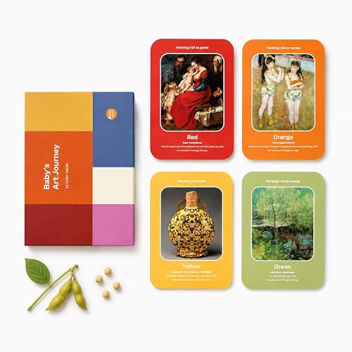 Real Art, Baby Art Flash Cards 0-3 and Up, 13 Cards, 26 Artworks