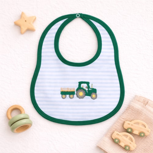 Little Farmer Applique Bib