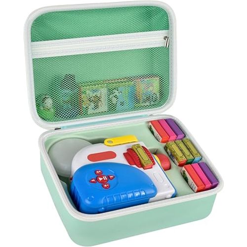 Case Compatible with Little Tikes for Story Dream Machine Books Starter Set, Toys Protective Container for Little Tikes for Storytime Audio Play Real for Littles Character Collection (Box Only), Green