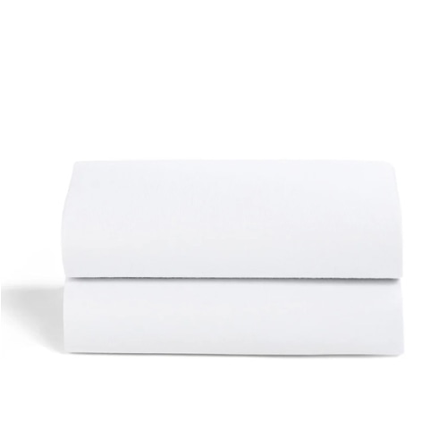 Snuz Bassinet 2 Pack Fitted Sheets - White – Bambi Baby