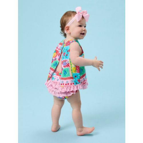Cotton Gauze Swing Top and Bloomer Set 3-6m