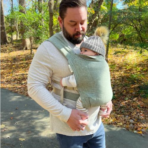 Palm (Light Green) Baby Carrier | Ergonomic Soft Structured Carrier