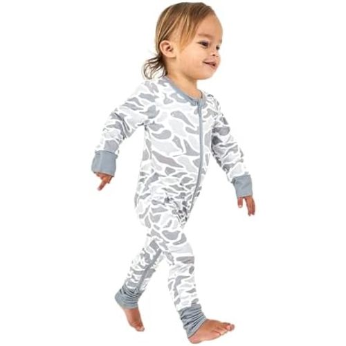 Burlebo Baby Zip Up – Soft Performance Fabric with Fold-Over Cuffs