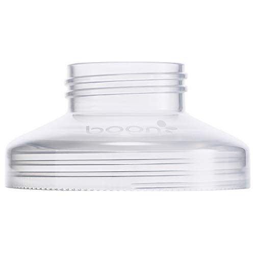 Boon Nursh Narrow Neck Pump Adapter, for Medela Pumps to Nursh Bottles, 2 Pack, White