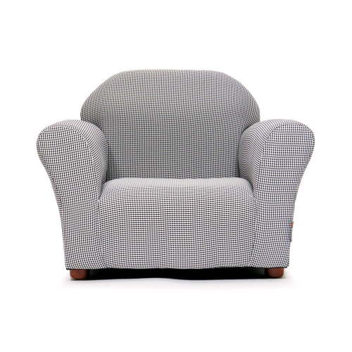 Free Shipping! Keet Roundy Children's Chair, Brown Gingham, Comfortable & Durable for Kids