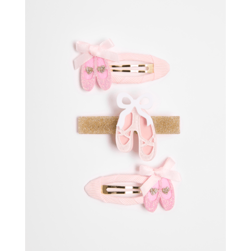 Kids 3 Pack Ballet Hair Clips