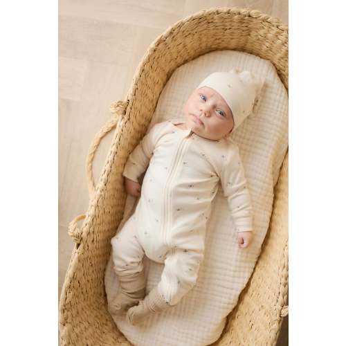 Organic Cotton Reese Zip Onepiece - Bumblebees