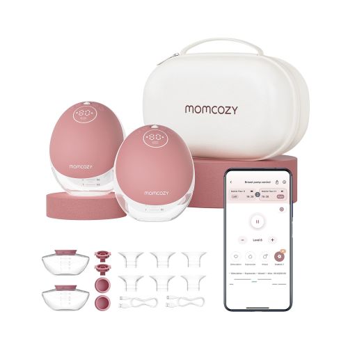 Momcozy Mobile Flow Double Breast Pump with SmartApp Control