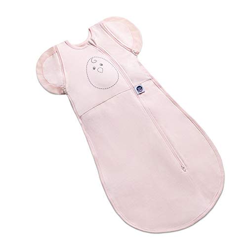Nested Bean Zen One - Gently Weighted Swaddle | Baby: 3-6 Months | Arms Free/in/Out Swaddle | Helps to Reduce Moro (Startle) Reflex | Unisex | TOG 1.0 | Machine Washable