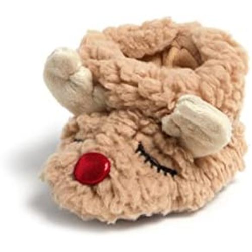 Dearfoams unisex-baby Matching Family Holiday Christmas Reindeer & Turkey Scuff