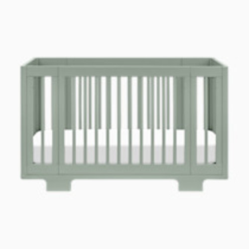 babyletto Yuzu 8-in-1 Convertible Crib with All-Stages Conversion Kits - Light Sage