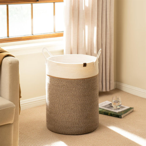 Dovecove Althoff Rope woven storage basket & Reviews | Wayfair