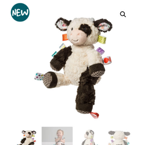 Taggies Buttercup Cow Soft Toy – 10″ – Mary Meyer Stuffed Toys