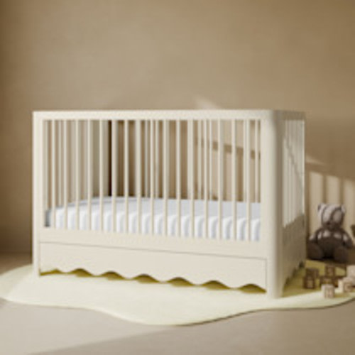 Storkcraft Casablanca Deluxe 5-in-1 Convertible Crib with Drawer - Frosted Oat