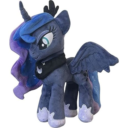 My Little Pony - Princess Luna Plush Toy - Officially Licensed Product, Soft and Cuddly Collectible for Fans and Collectors - Ideal Gift for Kids and Adults - Ages 3+