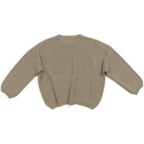 Baby Girl Boy Knit Sweater Blouse Pullover Sweatshirt Warm Crewneck Long Sleeve Tops for Infant Toddler