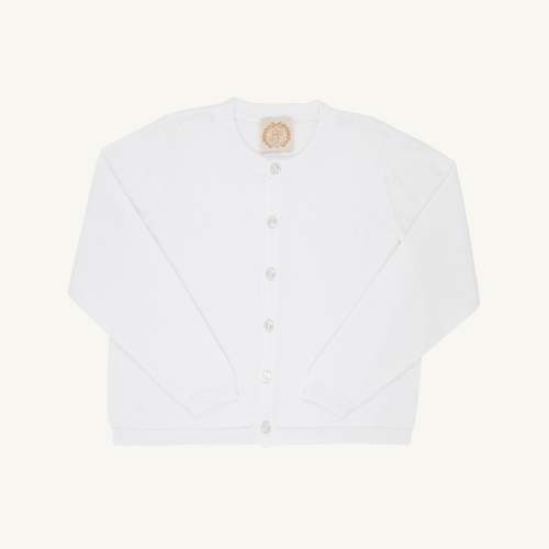 Cambridge Cardigan (Unisex) - Worth Avenue White