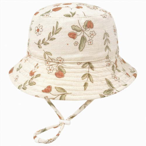 Baby Toddler Sun Hat,Boys Girls Bucket Hat for Kids UPF 50+ Sun Protective Child Summer Beach Hats,breathable,lightweight,adjustable chin strap 6-12 Months