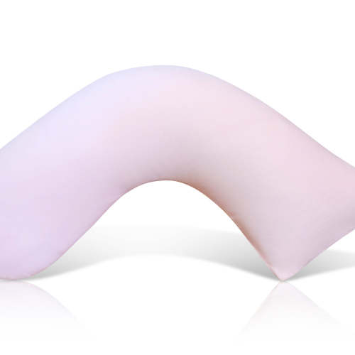 Nursing Pillow - Baby Pink Smooth | Reduces Back Pain & Improves Latch - Luna Lullaby