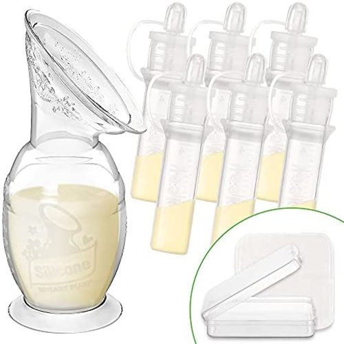 haakaa Manual Breast Pump & Colostrum Collector Set (150ml/5oz with Base)